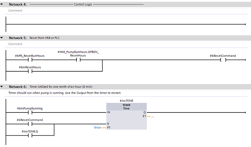 How to write function block logic