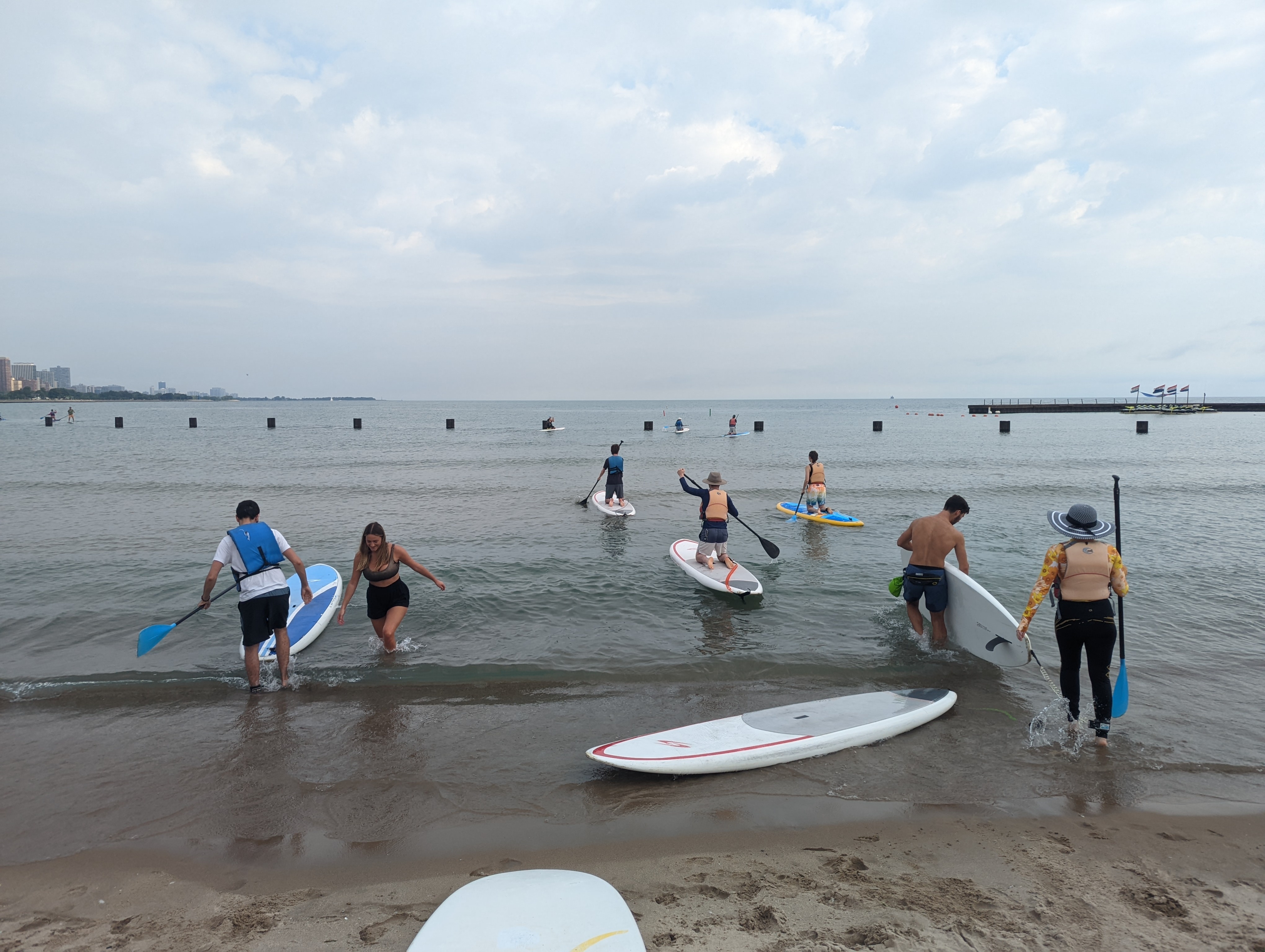 DMC Chicago Paddleboarding at Chicago SUP