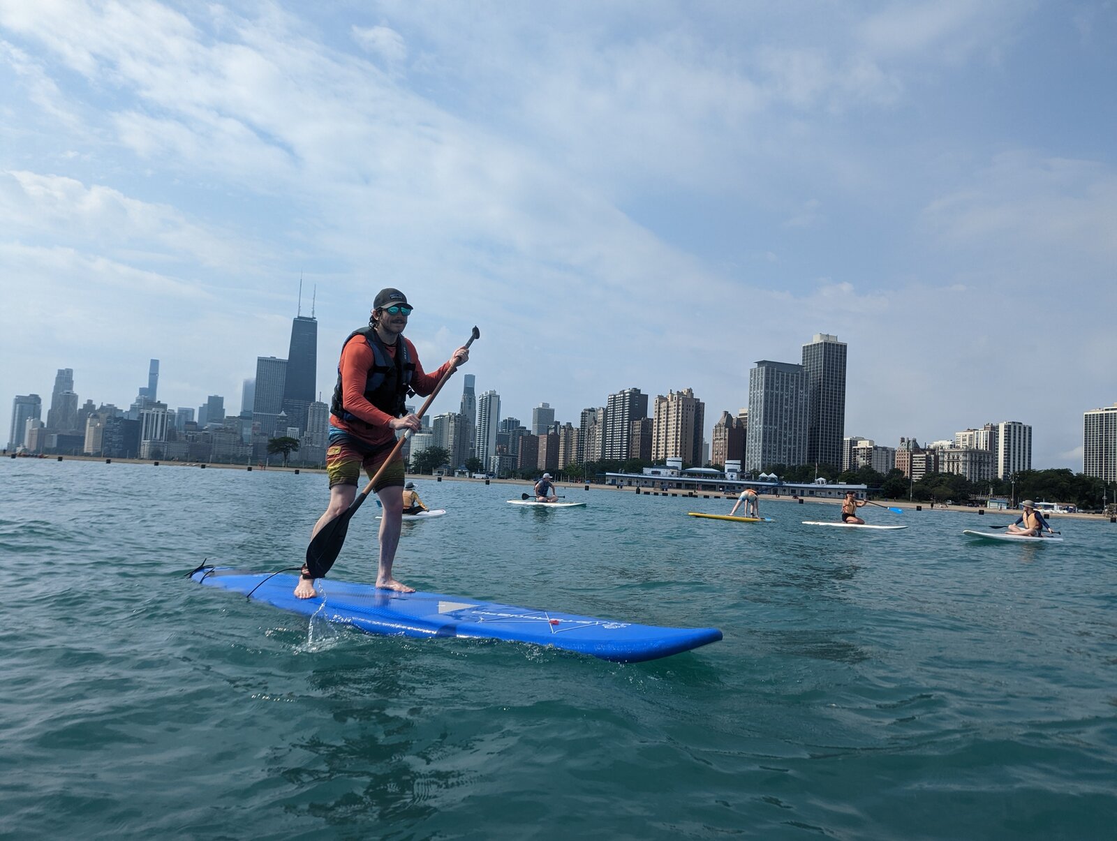 DMC enjoying the Chicago Skyline on Lake Michigan