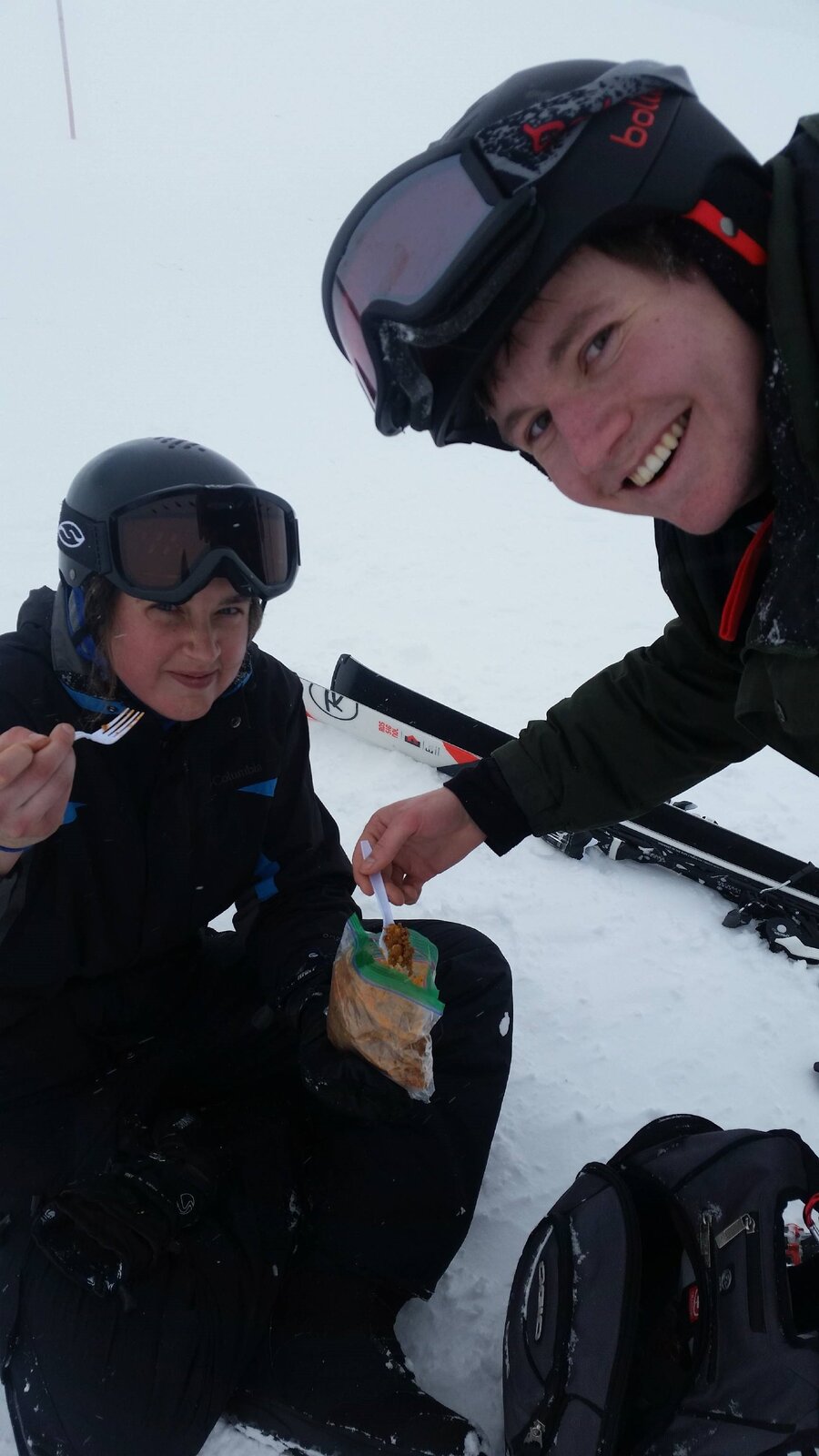 Photo of eating more pasta at Vail.