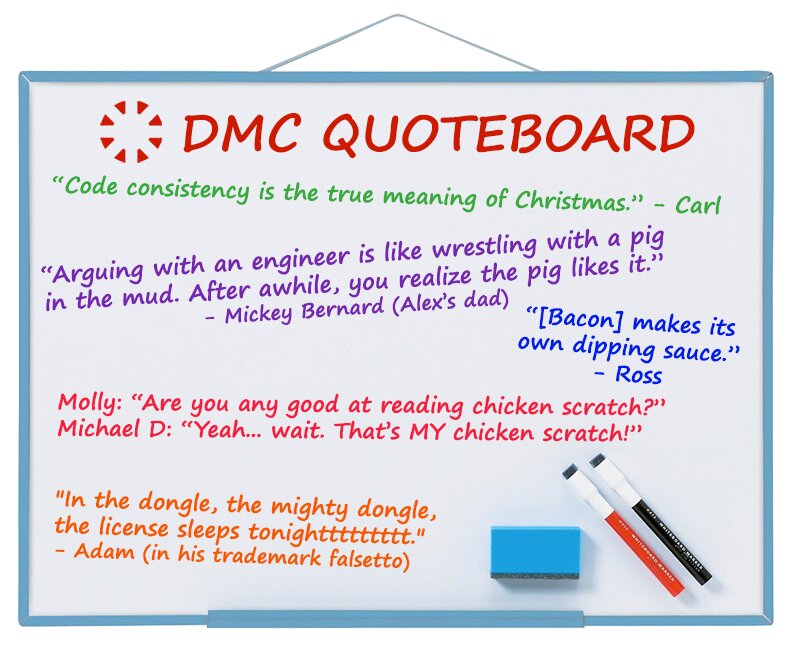 DMC quote board January 2019