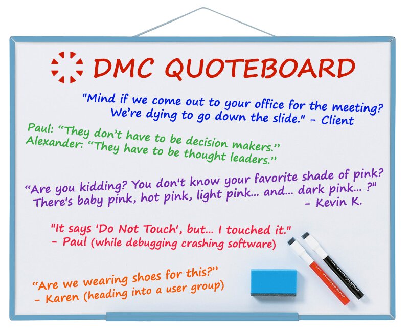 DMC April 2019 Quote Board