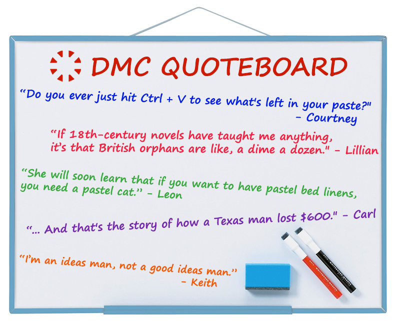 DMC quotes from May 2019