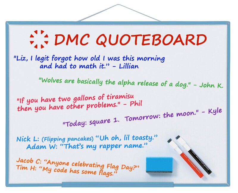 DMC's quotes July 2019