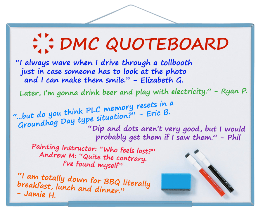 DMC's best quotes from Sept 2019