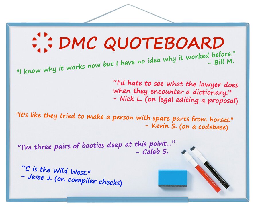 Sept 2021 quotes at DMC