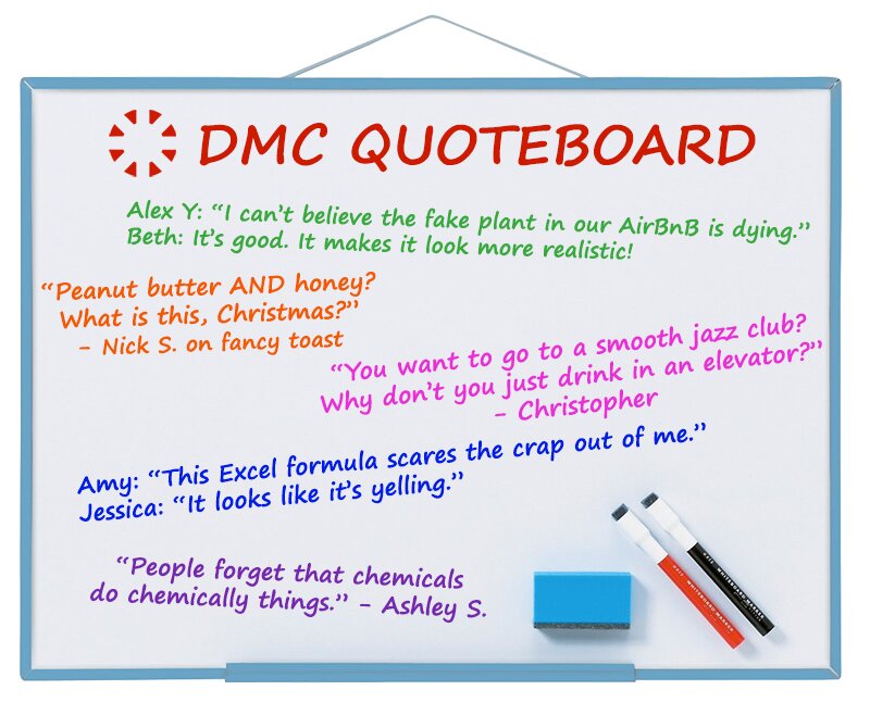 DMC's best office quotes from March 2018