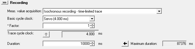 Simotion Device Trace Recording