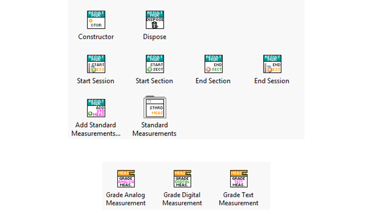 LabVIEW results manager