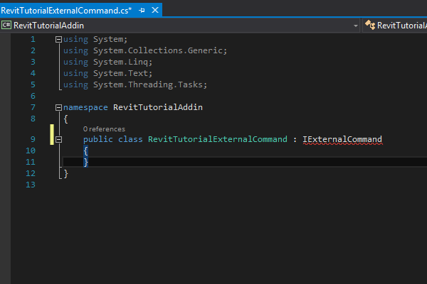 Implementing the Revit IExternalCommand interface