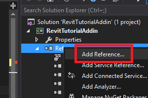 Adding references to Revit API assemblies