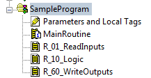 Image of creating a program with a subroutine for mapping inputs and outputs 