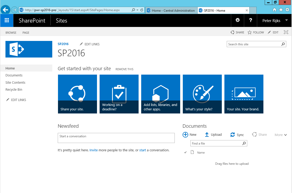 SharePoint 2016 IT Preview