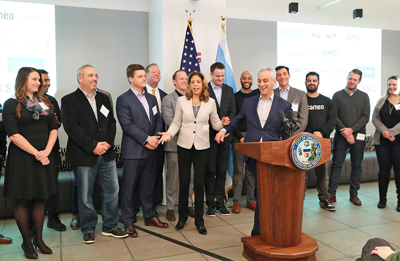 DMC was recognized by Mayor Emanuel at Tech Day in Chicago