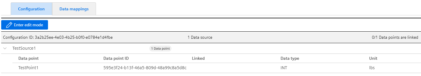 The configuration displayed here should match exactly with your OA configuration