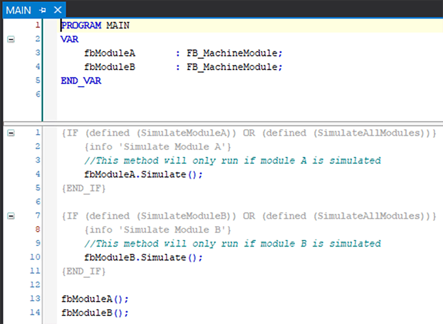 Twincat Project Variants Interface