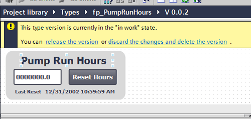 Releasing the HMI faceplate changes