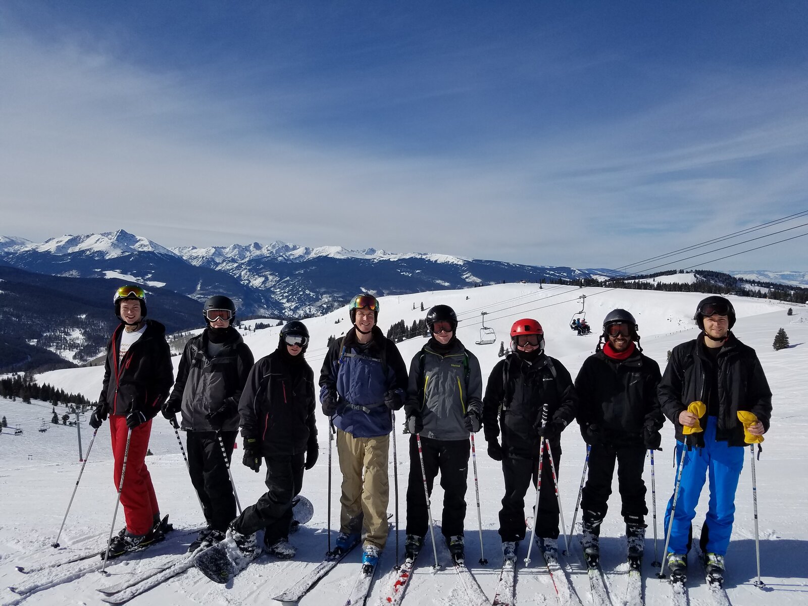 Group photo at Vail.