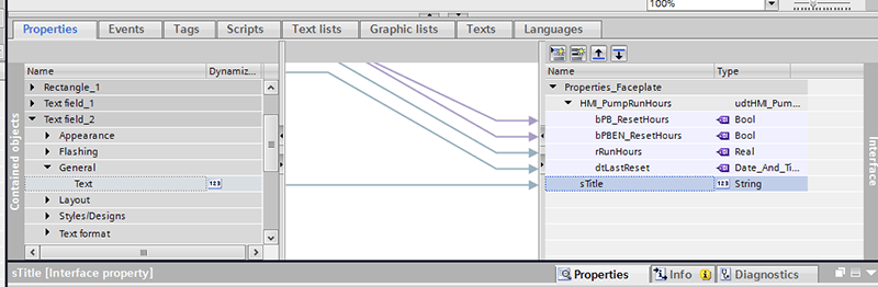 Add a static property to the HMI faceplate