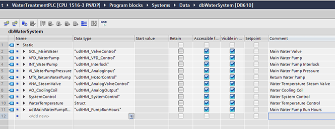 Adding a UDT to a data block