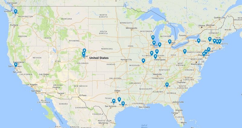 DMC Career Fair map