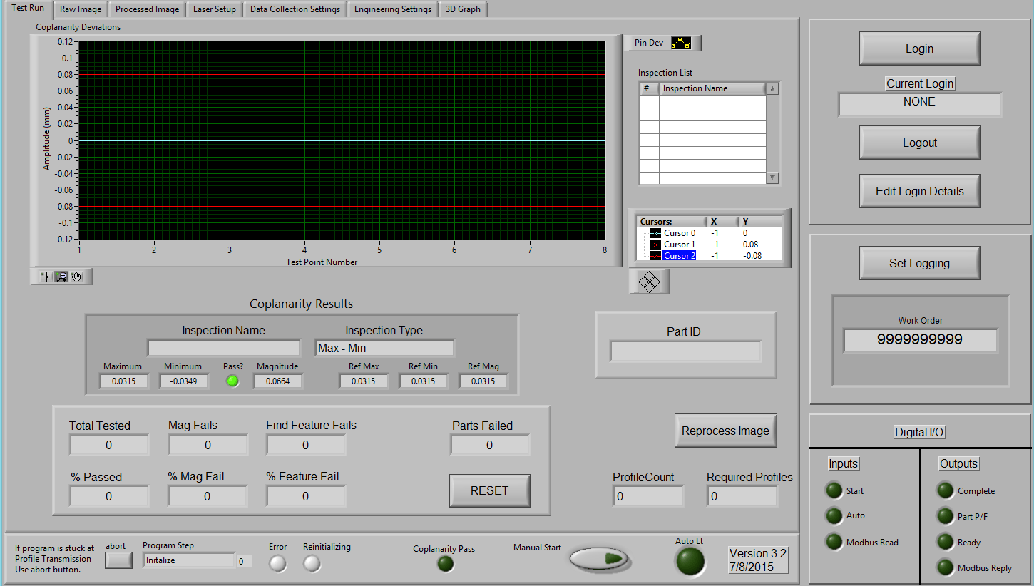 Example of an Outdated User Interface in LabVIEW