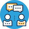 Project communication icon