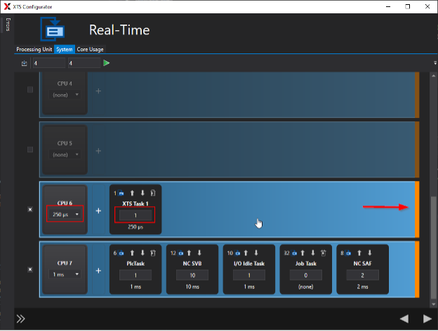 xts real-time