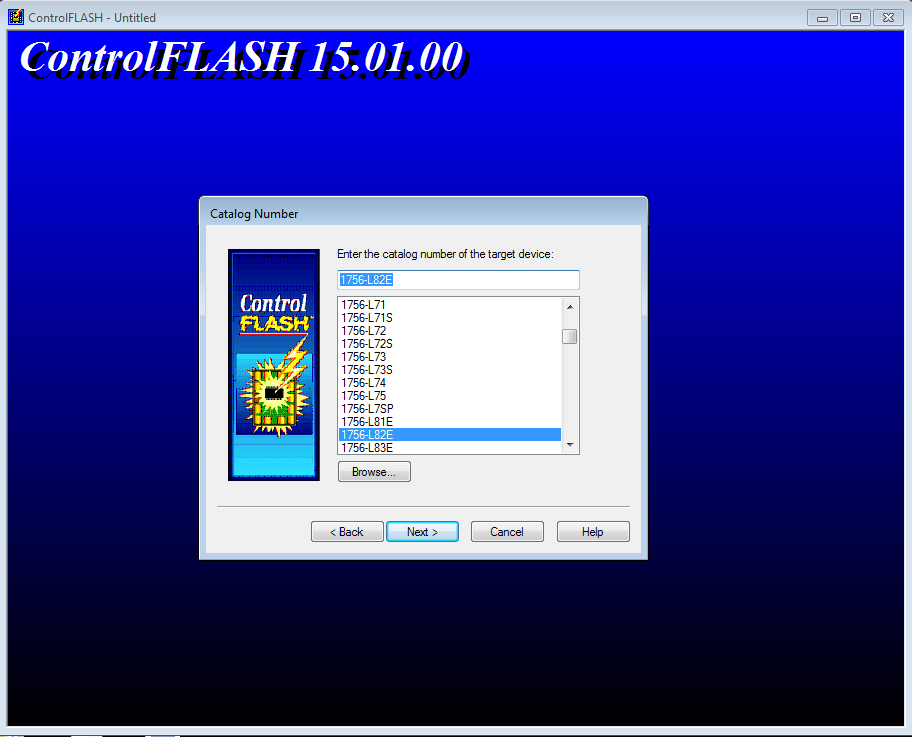 Rockwell control flash software