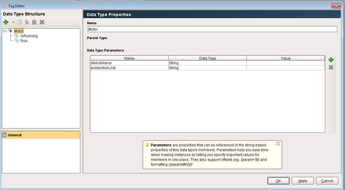 Creating a custom tag to Data Type Structure in Ignition sottware