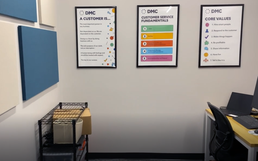 New posters in the DMC Cincinnati office