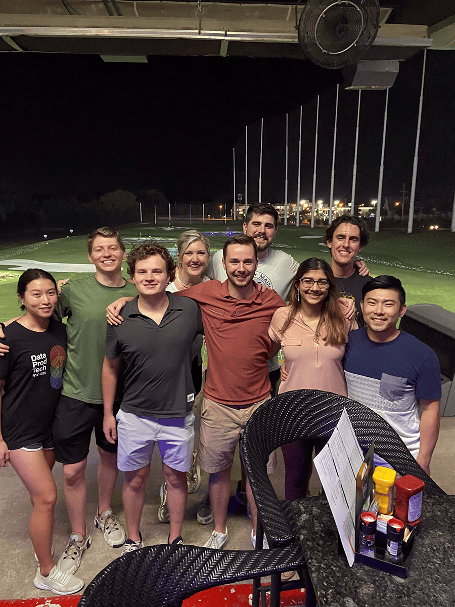 DMC's Dallas team at Top Golf