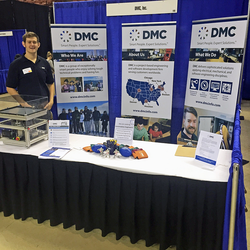 DMC Houston at one of their first recruiting fairs