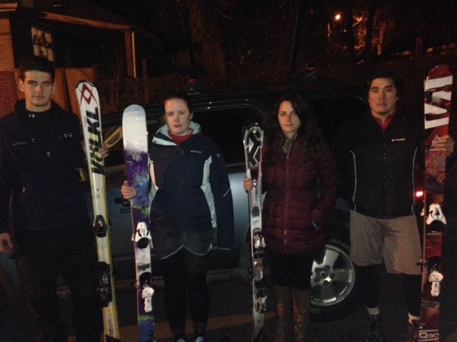 DMC Denver engineers get serious after a day of skiing.