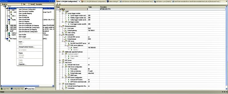 Set the default gateway and DNS server address.