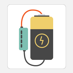 Hybrid battery graphic