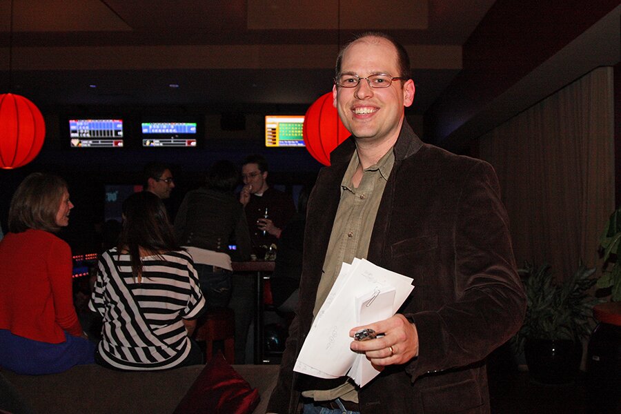 Ken Brey at a DMC holiday party