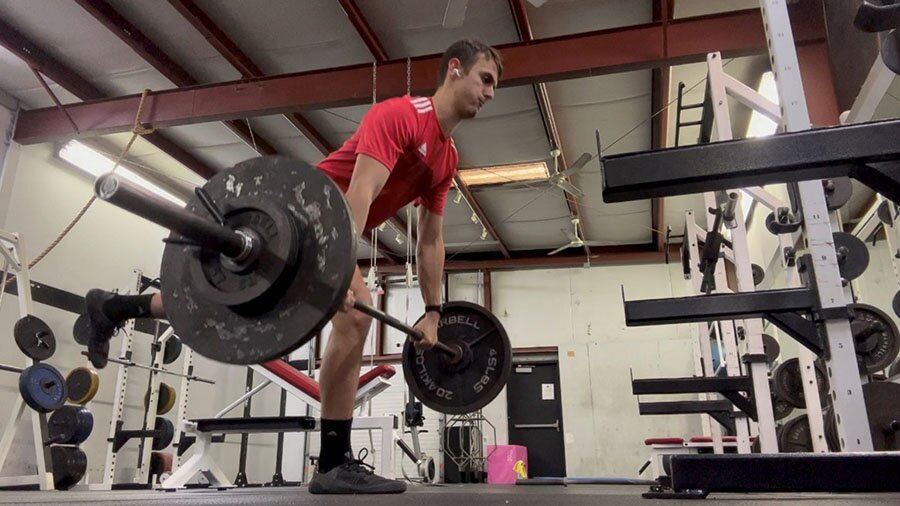 lifting weights