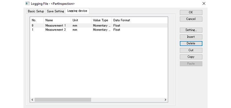 Logging device