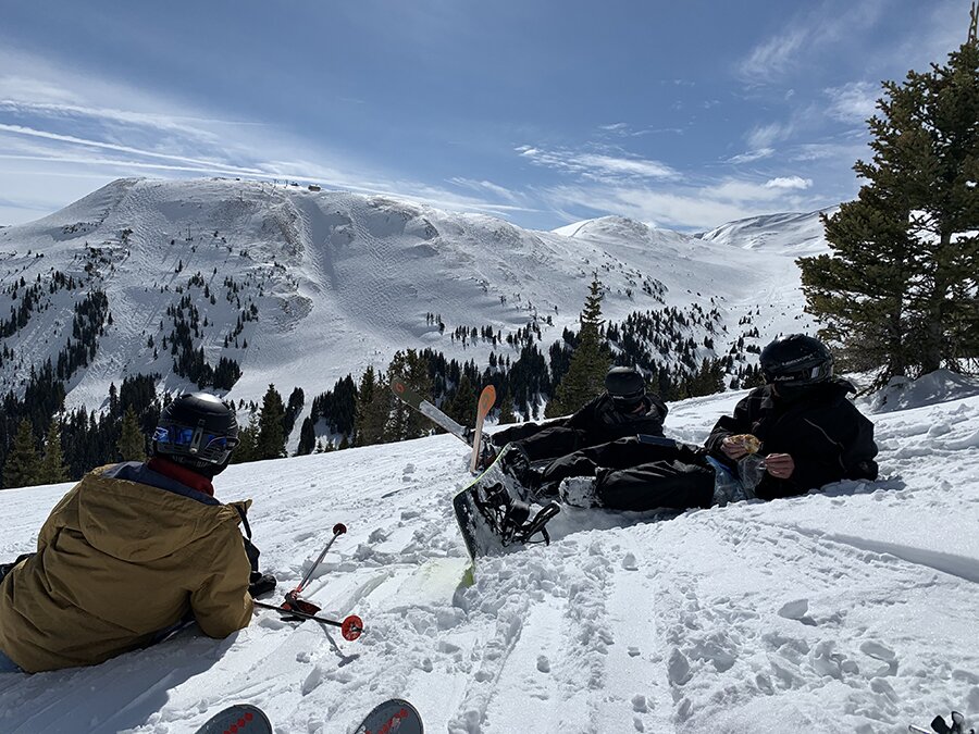 lunch on mountain