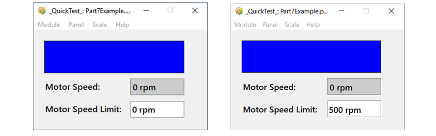 motor speeds