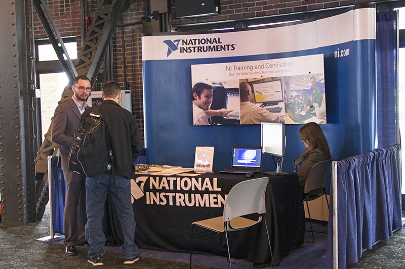 National Instruments' booth at NIDays Chicago 2015