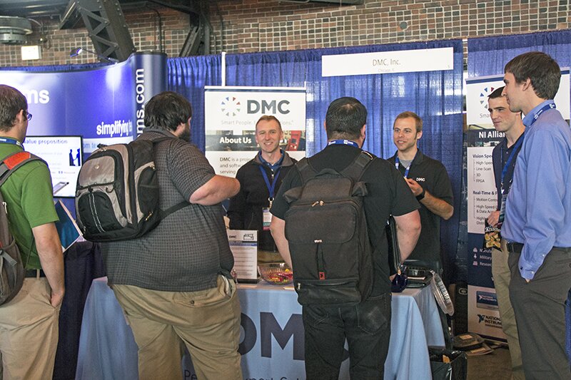 DMC chats with NIDays 2015 Chicago attendees at our booth