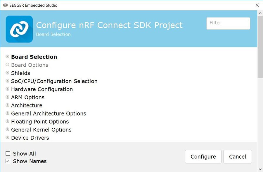 Configure Nordic nrf9160