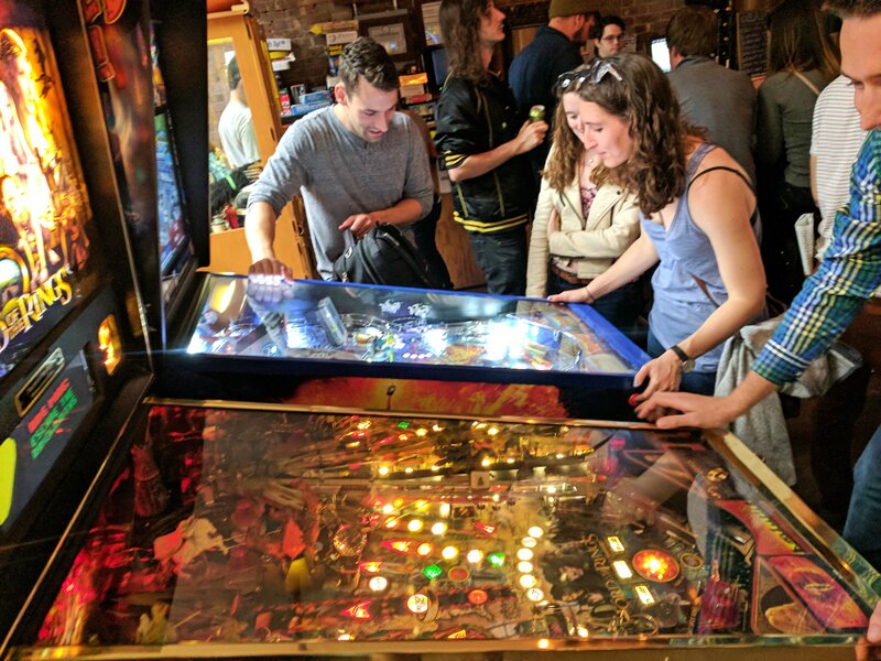 Brooklyn pinball bar we visited during the NY YOE