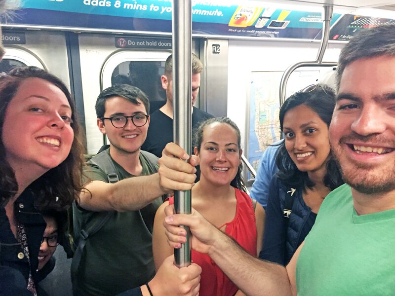 Taking the MTA to the Brooklyn Bridge at the NY YOE