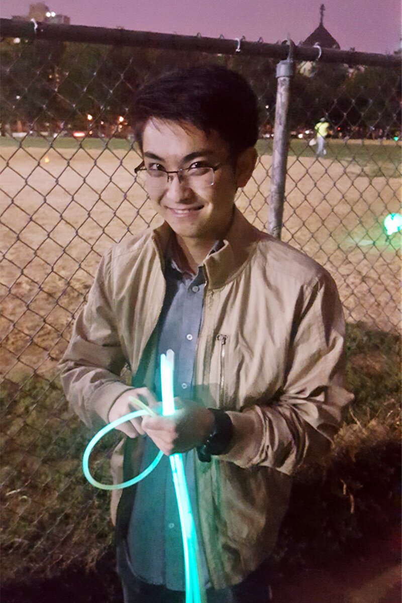 DMC NYC played kickball with glowsticks