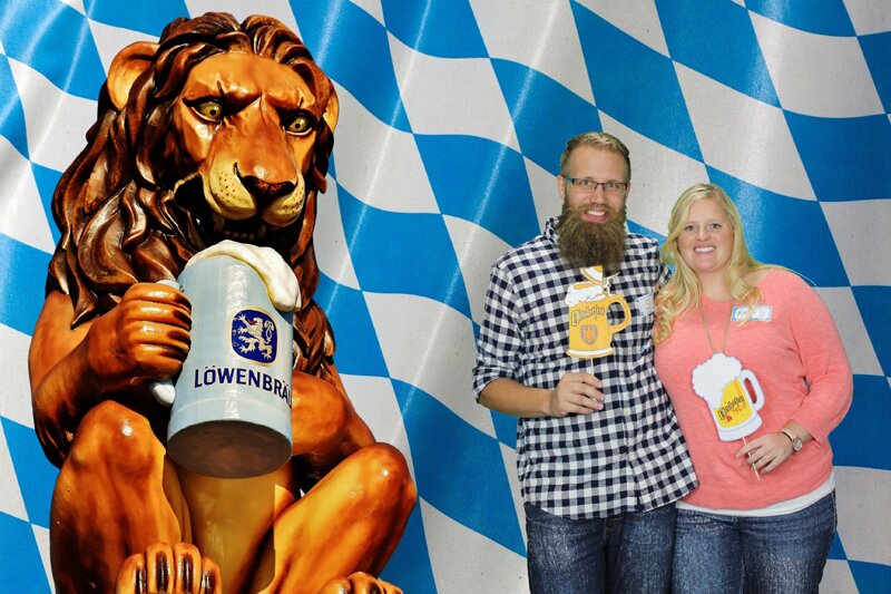 Oktoberfest attendees enjoy DMC's photobooth