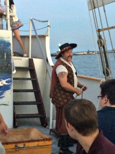 The crew of the tall ship Windy guides DMC employees across the open waters.