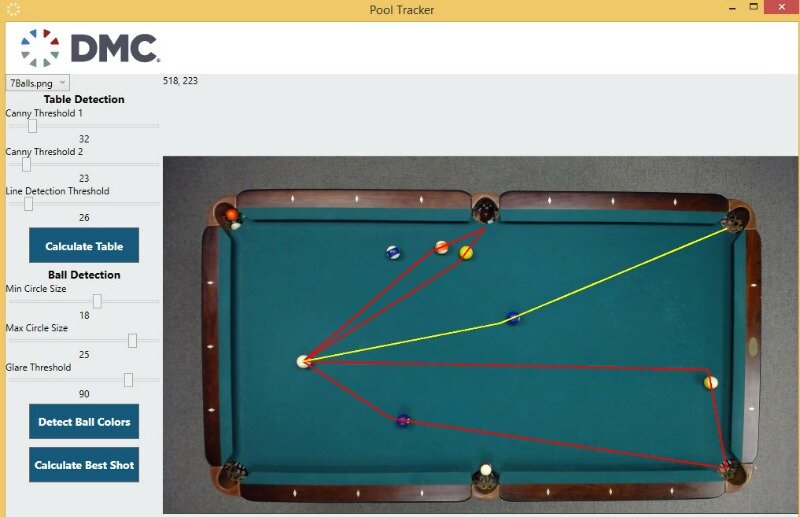 Pool Table Application